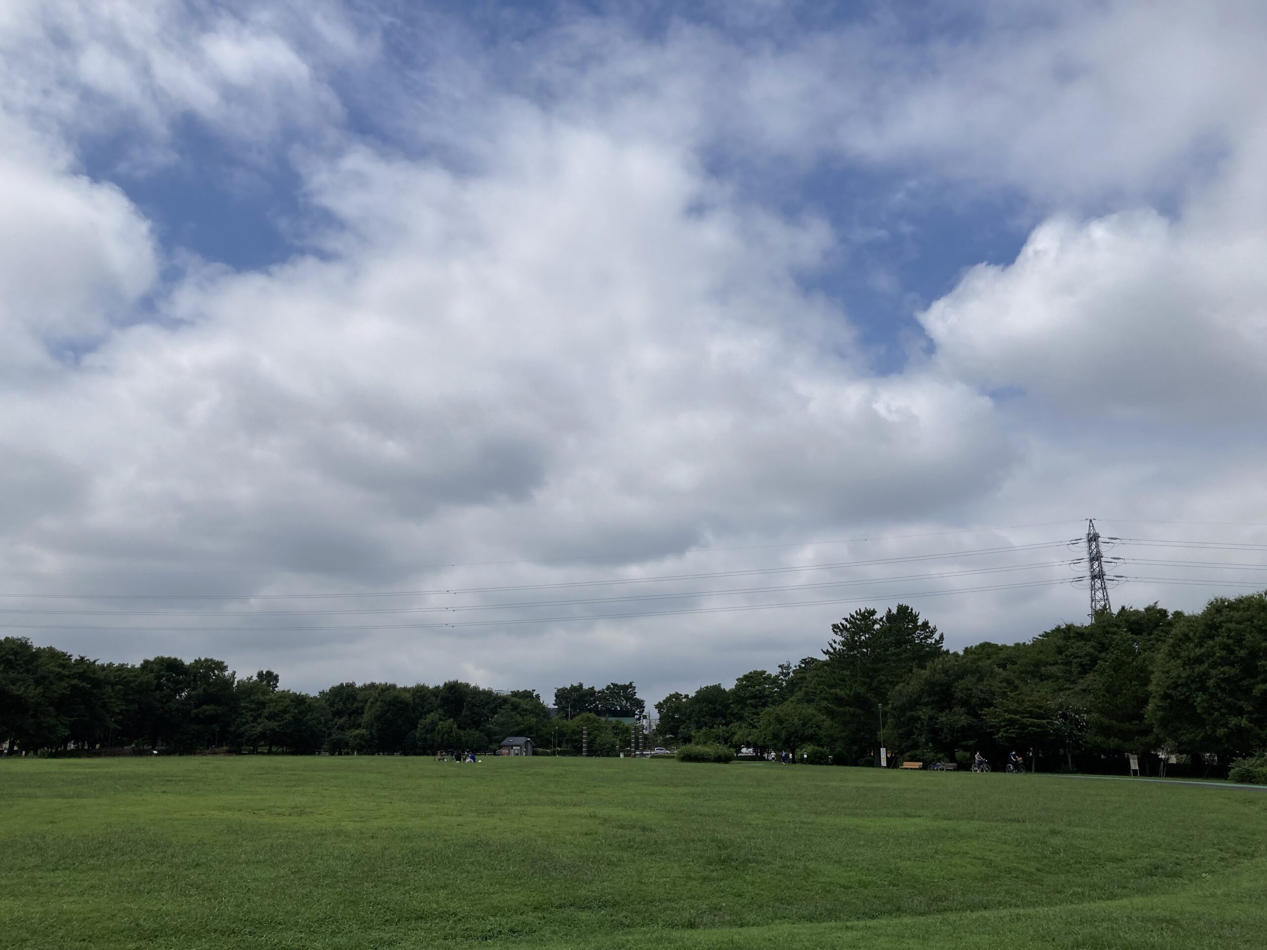 ところどころ青空も見えてきてた